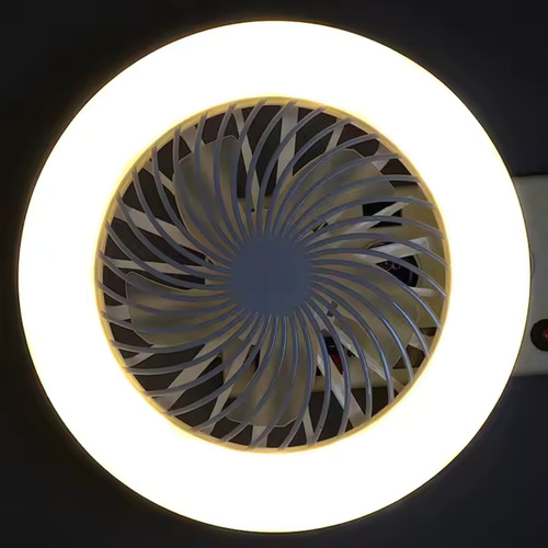 Ventilador Lampara De Techo Con Mando A Distancia Y Luz Led