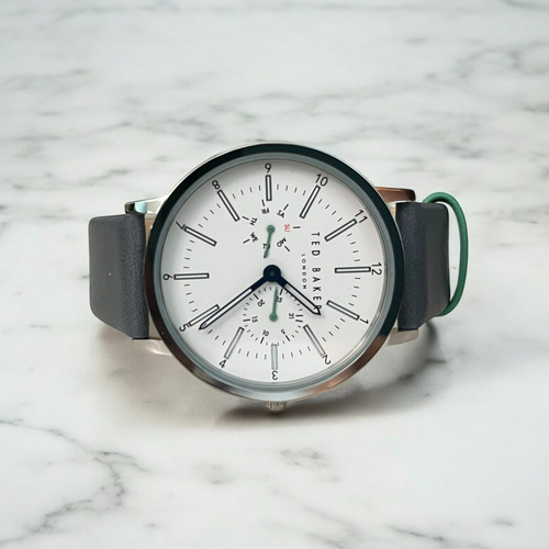 Reloj Ted Baker Classic London Te50534003 Gris Plateado Blanco