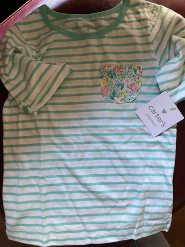 Remera Carters Niña Talle 4 Años Nueva