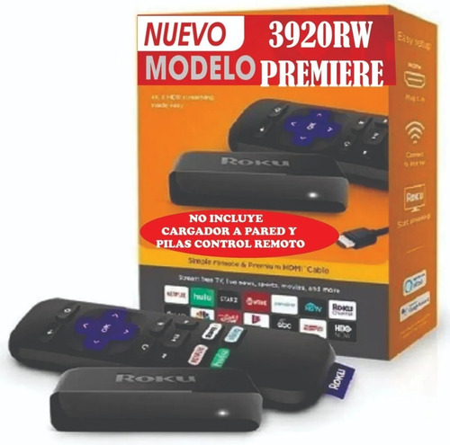 Imagen 1 de 3 de Roku Express 3930 Control Remoto Disney+ Original