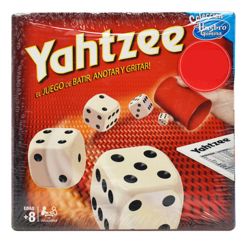 Yahtzee Batir Anotar Y Gritar Juego De Mesa Hasbro Gaming Cd