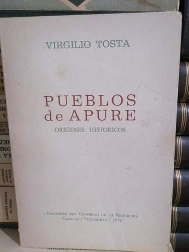 Pueblos De Apure / Historia De Apure, Virgilio Tosta