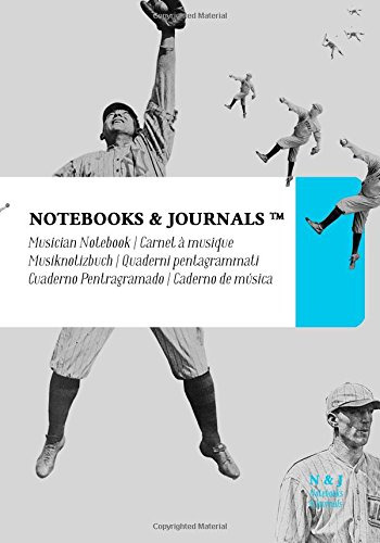 Cuaderno De Musica Notebooks & Journals Baseball -coleccion