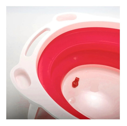 Imagen 4 de 9 de Bañera Flexible Plegable Mega Baby + Red De Baño