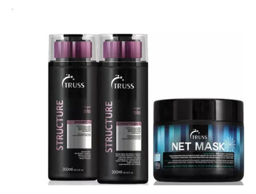 Truss Structure Shampoo + Condicionador + Net Mask