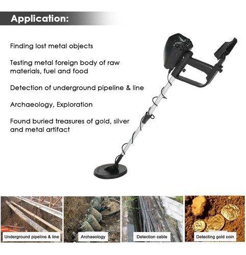 ^ Detector De Metales Subterráneo Gold Treasure Finder