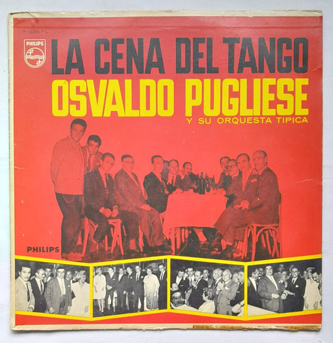 Vg  Disco Vinilo Lp Osvaldo Pugliese La Cena Del Tango