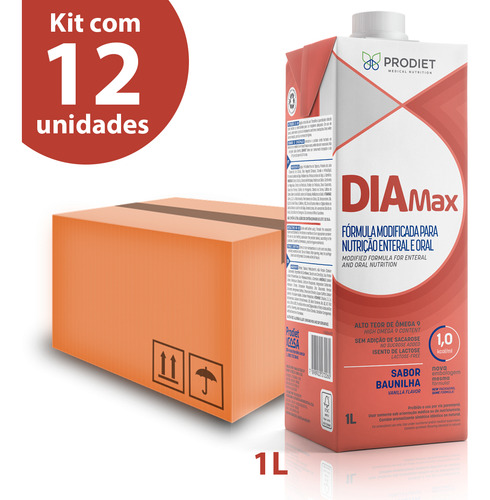 Caixa 12 Unidade Diamax 1 Iitro - Prodiet