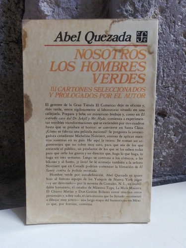 Nosotros Los Hombres Verdes - Abel Quezada (Usado)