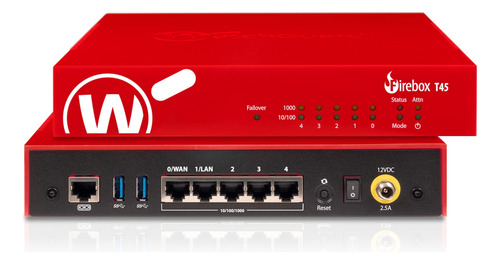 Watchguard Firebox T45 Con Soporte Estándar De 3 Años