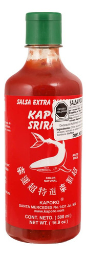 Kaporo Salsa Picante Sriracha 500 Ml