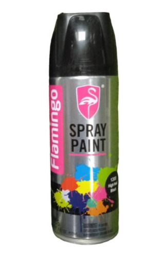 Spray De Flamingo Color Negro Aguanta Temperatura Alta