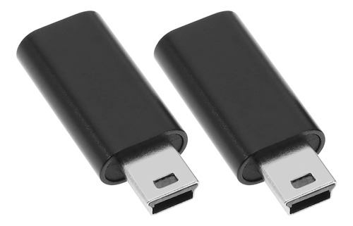 2 Convertidor Usb C Tipo Mini Macho Repuesto Adaptador Para