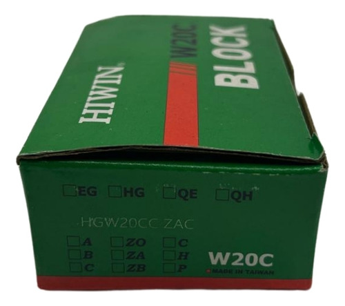Guia Linear Hiwin - Bloco Hgw20cc-za-c