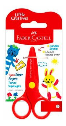 Tijera Super Segura Preescolar 11cm Faber-castell