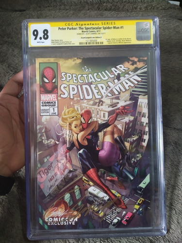 Spectacular Siderman 1 Cgc 9.8 Campbell Cover D Sdcc