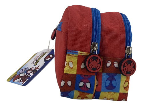 Lapicera Doble Cierre Gepack Spidey Con Cierres Seguros