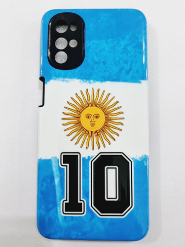 Funda Reforzada Argentina 10 Compatible Con Motorola G22 