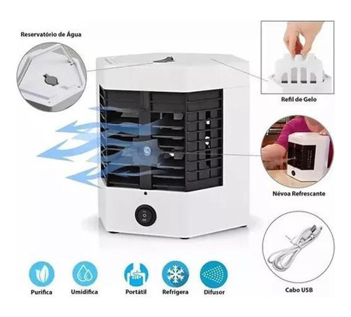 Ar Condicionado Portátil Frosty Bliss Ultra-pro Usb