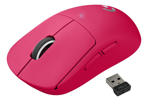 Mouse Inalámbrico Logitech G Pro X Superlight Gaming Magenta