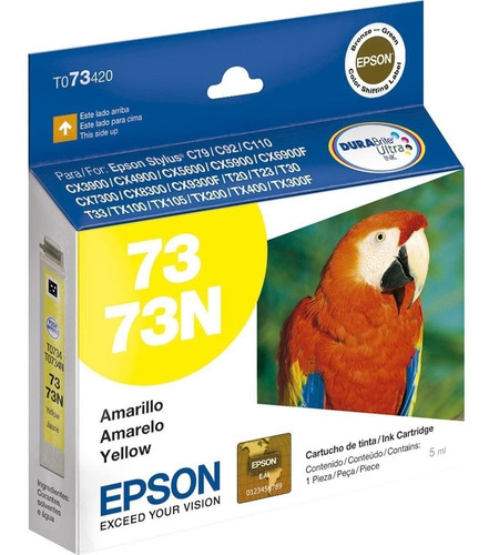 Cartucho Epson 73n Amarillo - Mosca