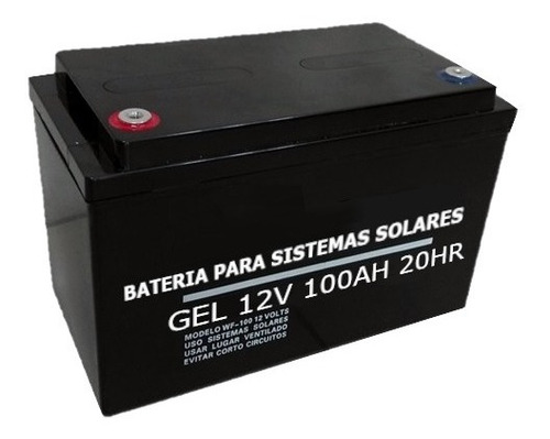 Bateria Para Sistemas Solares De 100ah 12v Gel 