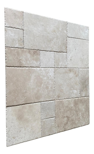 Piedra Natural Travertino Al Agua Brushed Pattern Piso Reve.