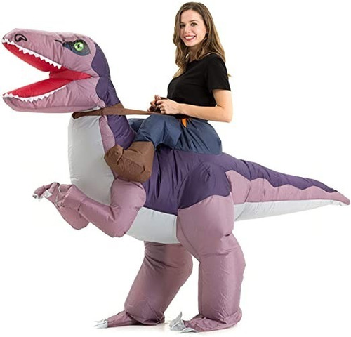 Disfraz De Dinosaurio Inflable Para Adultos Hombres Mujeres,