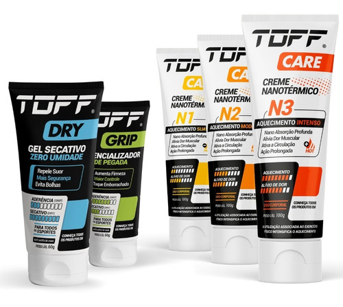 Kit Toff Dry + Toff Grip +  N1, N2 E N3