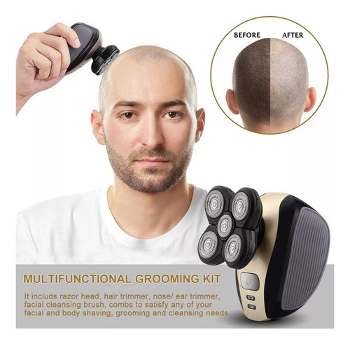 Afeitadora Eléctrica For Barba 5head In 1 4d For Hombre