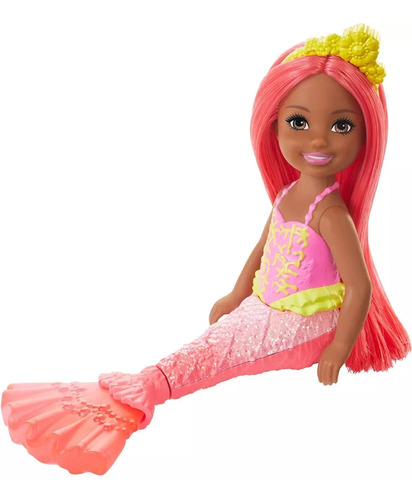 Muñeca Barbie Dreamtopia Chelsea Sirena 1 Modelo Aleatorio