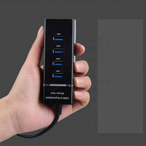 Imagen 3 de 6 de Multi Usb 3.0 4 Puertos Hub Multipuerto Conector Adapter