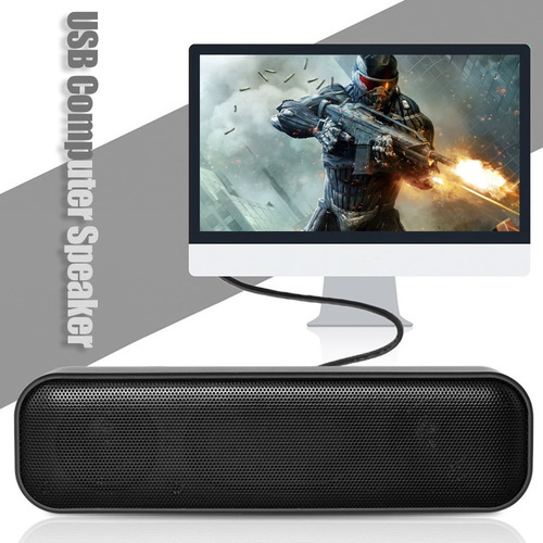 Soundbar Usb Powered Desktop Com Fio