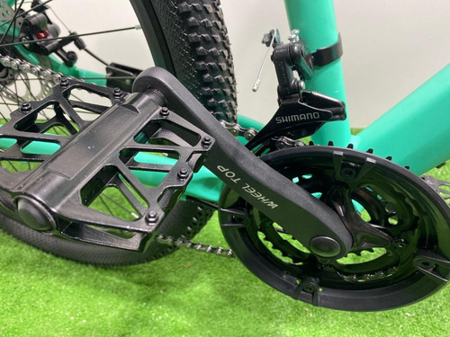 Imagen 3 de 10 de Bicicleta Aluminio Turquesa Mtb Aro 27,5 Pegaso Bikes