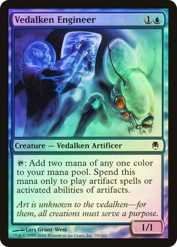 Magic Mtg Vedalken Engineer - Darksteel (foil)