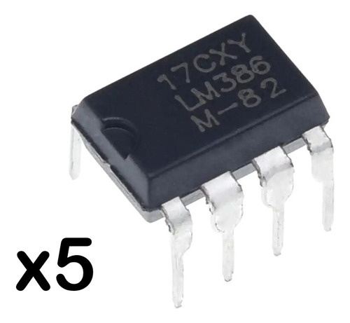 Lm386 Circuito Integrado Amplificador De Audio Bajo Voltaje