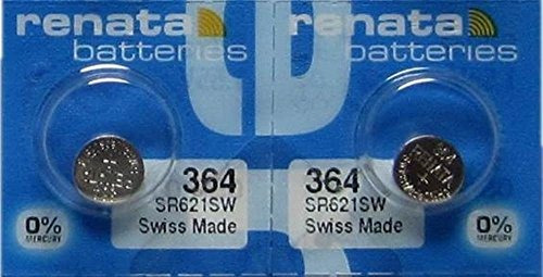 2 Baterias Renata 364 Sr621sw De Oxido De Plata Electronico