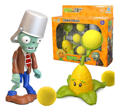 Figura De Acción Trio De Catapultas - Plantas Vs Zombies2