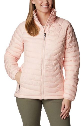 Campera Columbia Powder Lite Jacket Peach Blossom Para Dama