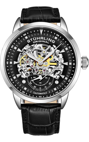 Stuhrling Original Reloj Automático Esqueleto - Negro ...