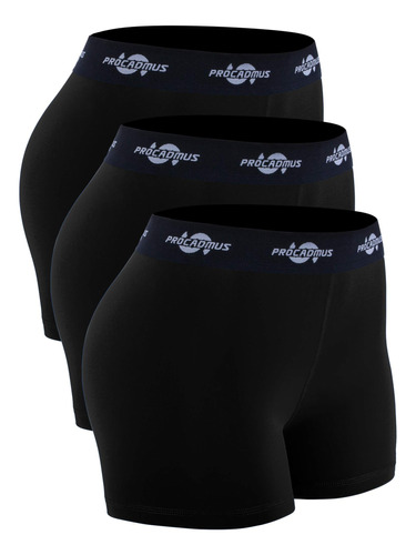 Cadmus - Pantalones Cortos De Licra Para Mujer, 3 pulgadas.