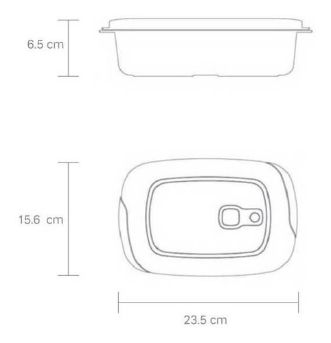 Porta Con Divisiones Tupperware