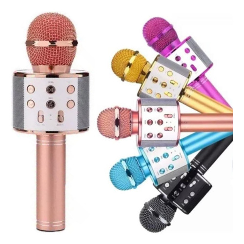 Microfone Karaoke Bluetooth Sem Fio Youtube Muda Voz Eventos