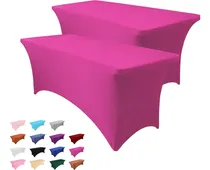 Comprar Mantel Rectangular Ajustable De Spandex Para Mesa De 6 Pies