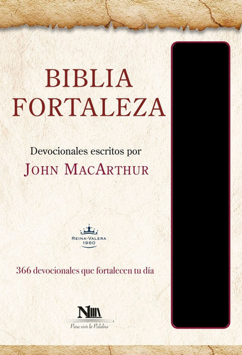 Biblia Fortaleza Reina Valera Negro - John Macarthur®