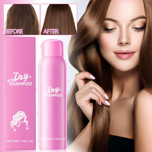 Spray De Xampu Seco Para Usar 100 Ml, Fresco E Nutritivo, Co