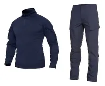 Comprar Uniforme Táctico Azul Camisa Combate + Pantalón Militar