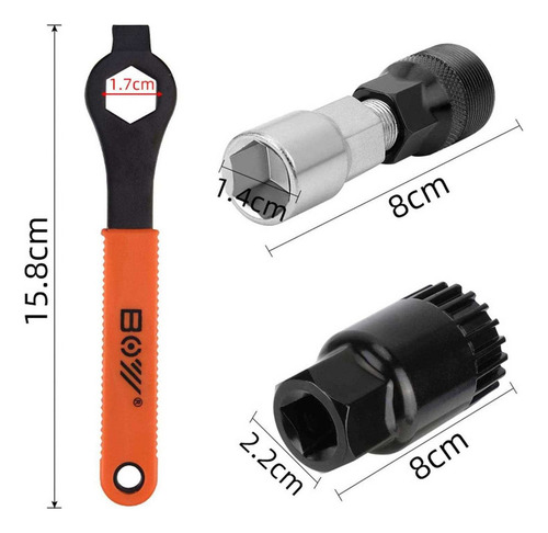 A Removedor De Pedalier De Bicicleta Mtb Con Llave