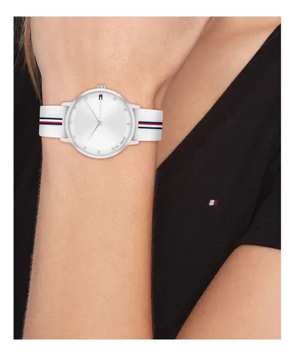 Reloj Para Mujer Tommy Hilfiger Pippa 1782735 Blanco