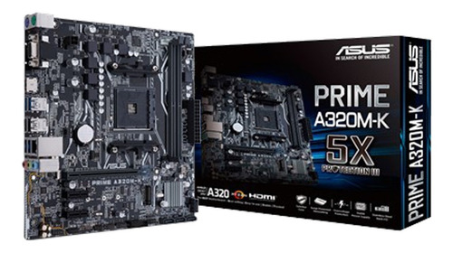 Motherboard Asus Prime A320m-k Am4 Amd Ryzen 2nd Gen Ddr4